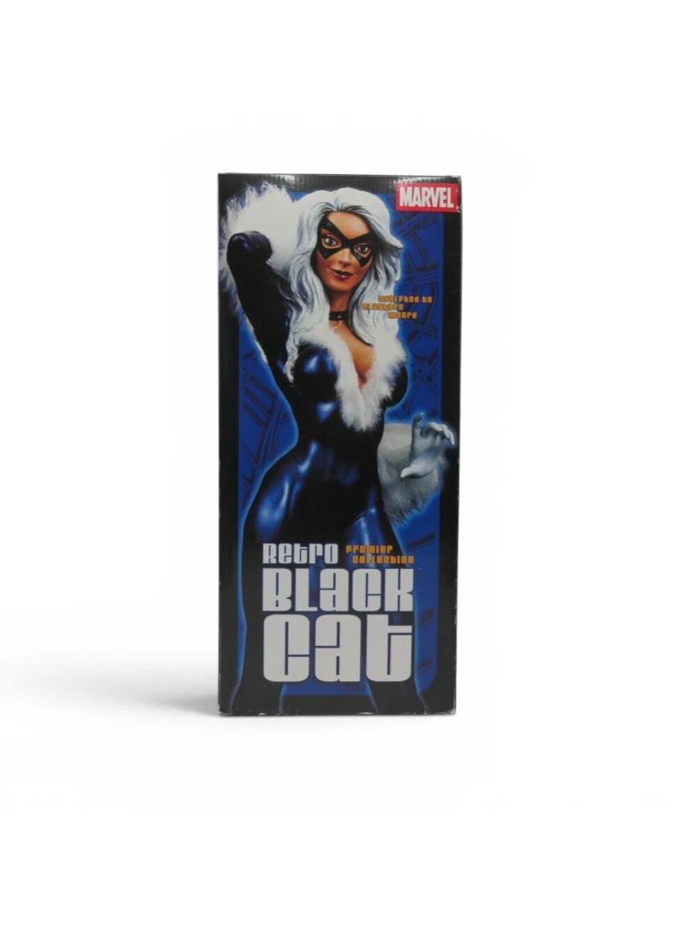 Marvel Retro Black Cat Statue Diamond Select 2004 15" Figurine 1087/3000 - Picture 2 of 16